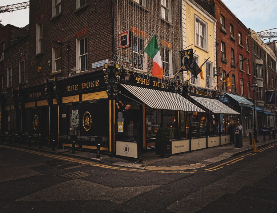 Dublin zur dunklen Jahreszeit