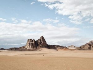 Wüste Wadi Rum far Away
